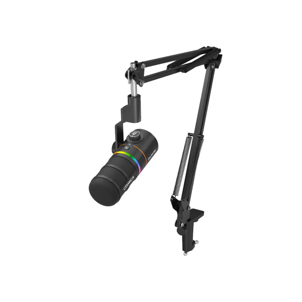 COMICA EJoy D10 Pro(A) USB/XLR動圈式無線麥克風(懸臂型) - 黑色款