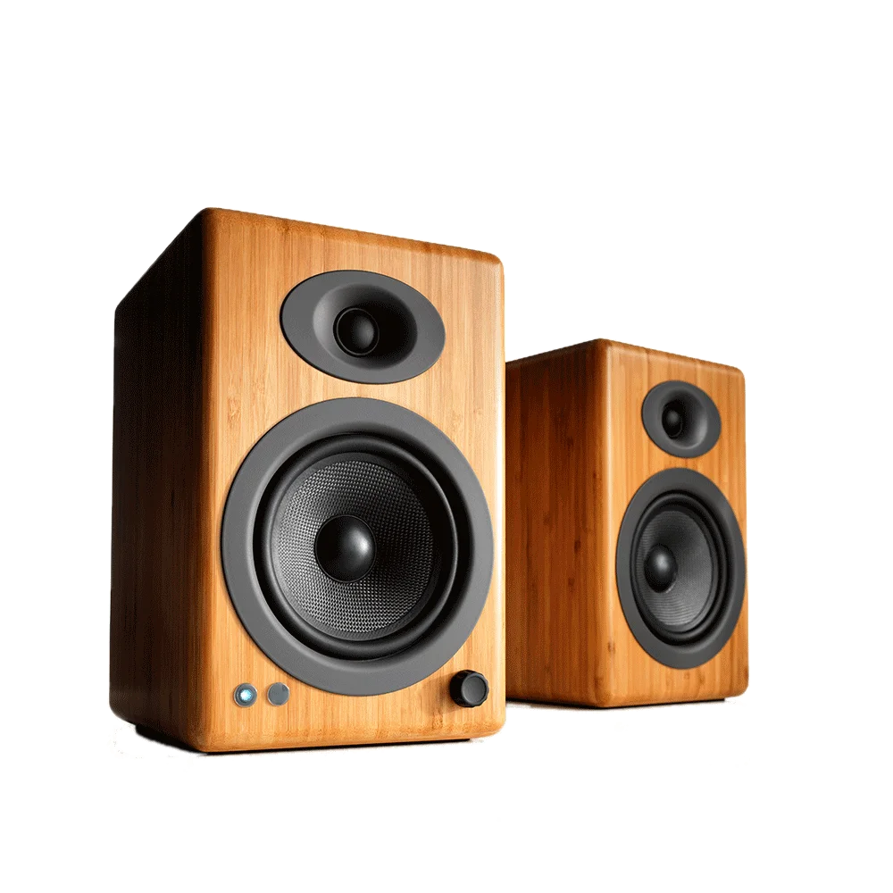 Audioengine A5+ 主動式立體聲藍牙書架喇叭（竹色款）