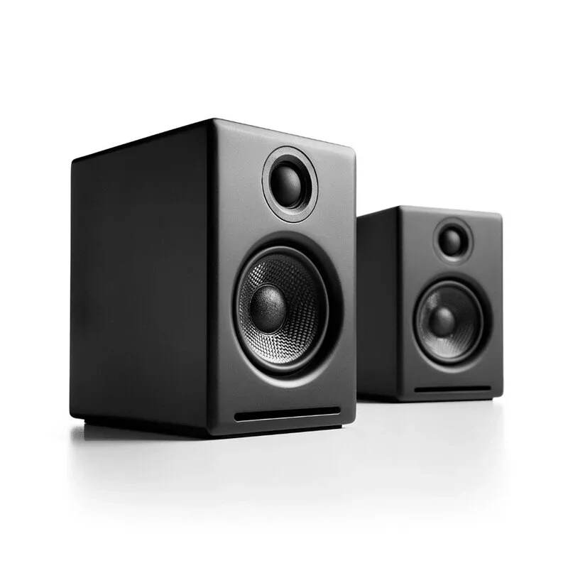 【Audioengine A2+】主動式立體聲藍牙書架喇叭（黑色款）