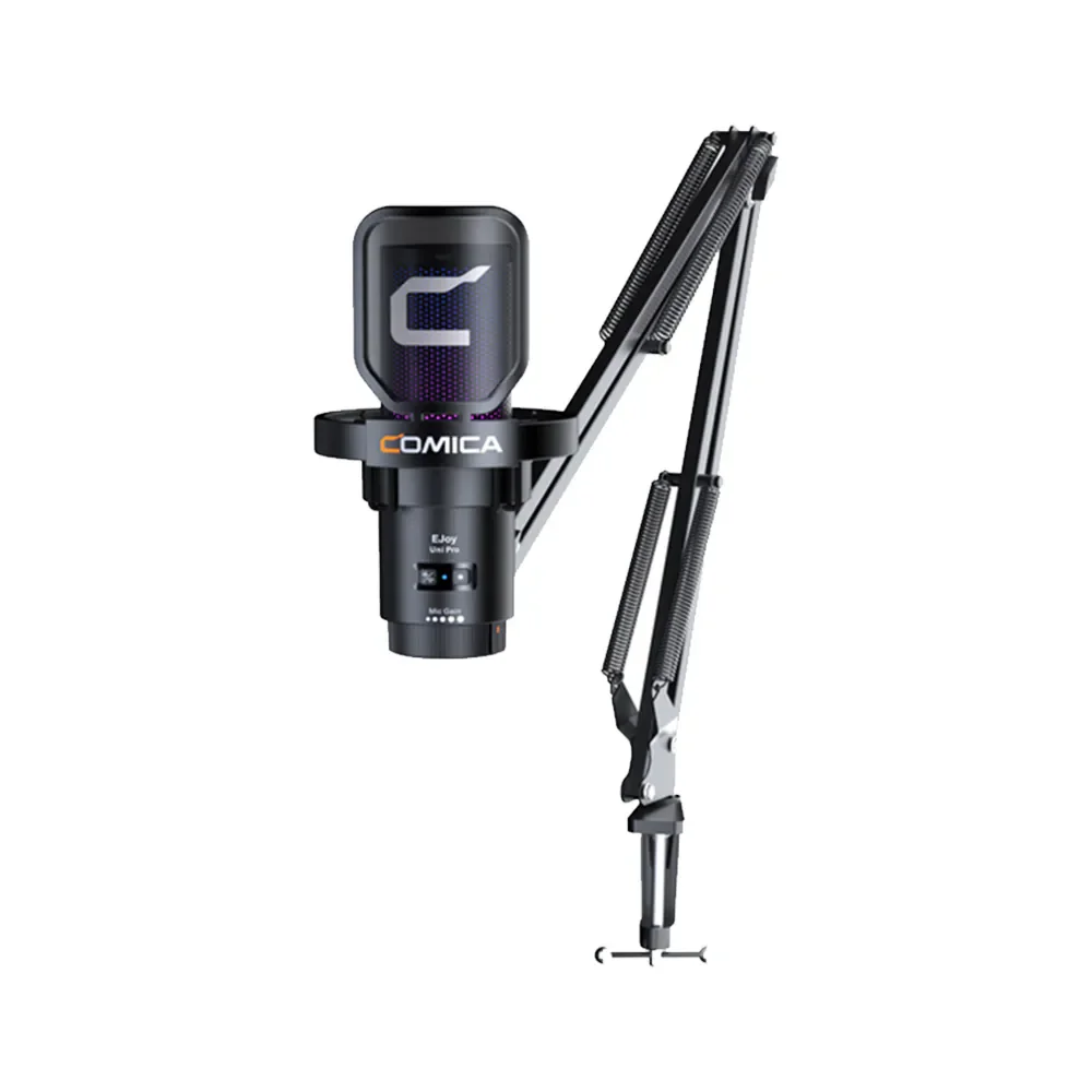 COMICA EJoy Uni Pro(A) USB電容式無線麥克風 (懸臂型) - 黑色款