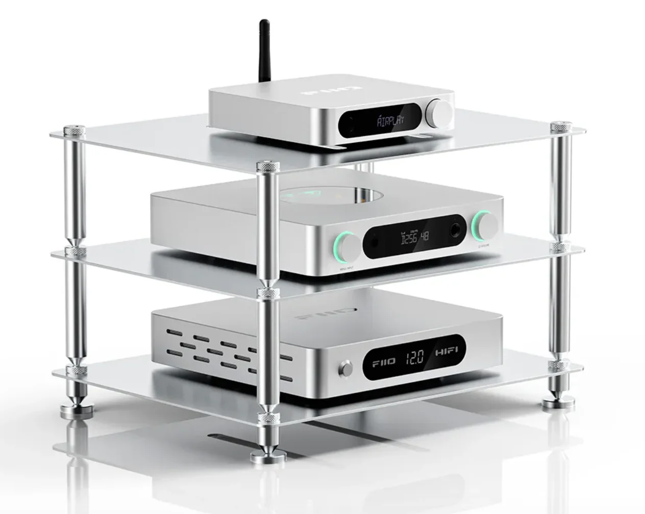 小桌面也能有 Hi-Fi 儀式感？「 FIIO Modular Racking」 模組化 Hi-Fi 設備層架開箱