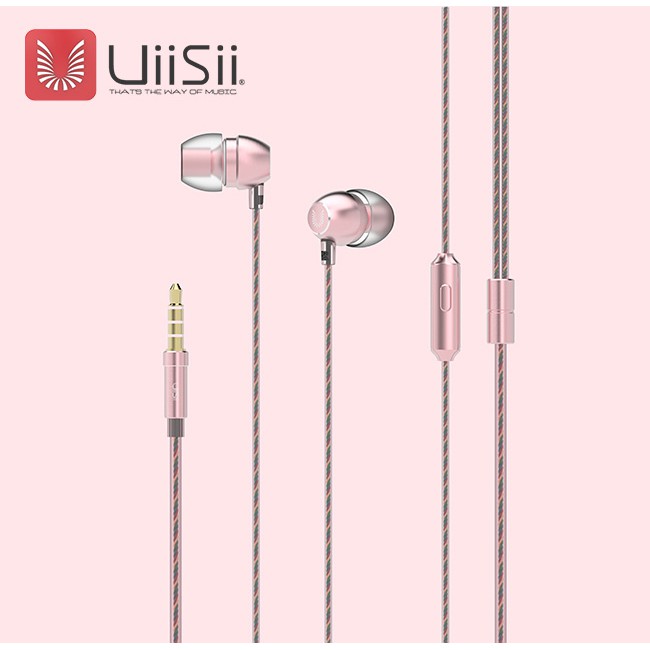 【 UiiSii HM7 】香水線材入耳式線控耳機 獨特小砲彈金屬工藝設計 【 UiiSii HM7 】香水線材入耳式線控耳機 獨特小砲彈金屬工藝設計