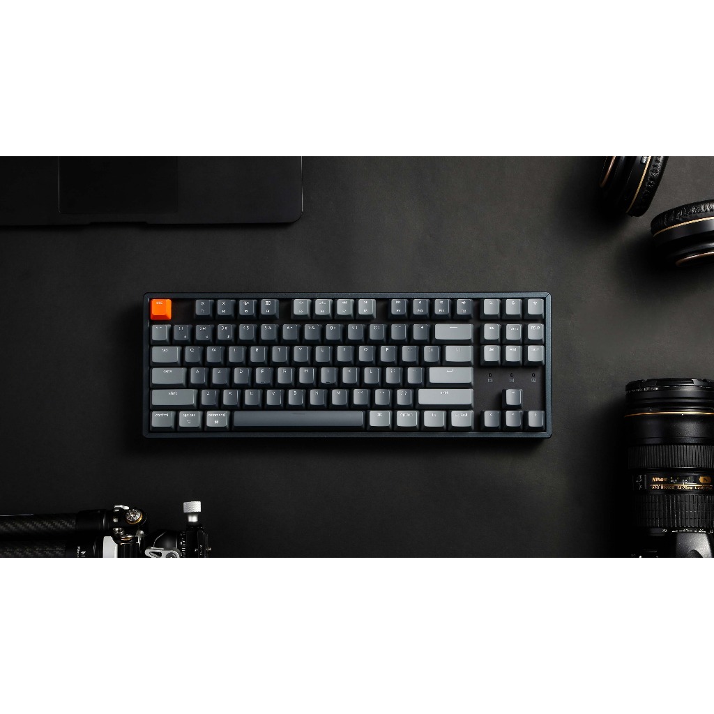 【Keychron K8 80%無線機械式鍵盤】支援Mac.Win系統/藍芽/青.紅軸/RGB